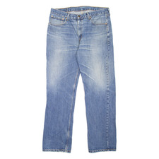 LEVI'S 751 02 Jeans Mens Blue Regular Straight Stone Wash W36 L32