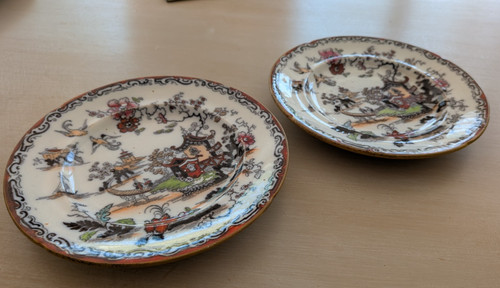 Ironstone china plates - china,