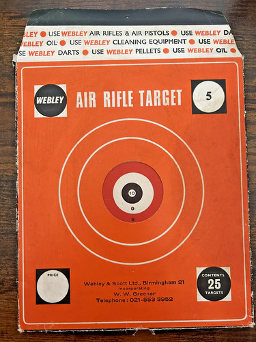 Vintage webley air rifle - vintage,