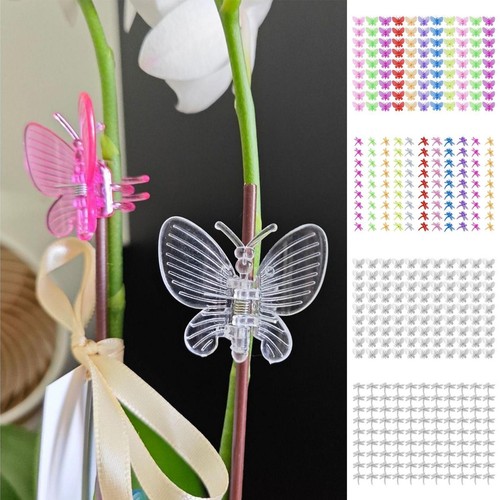 100pcs plastic butterfly - plastic,