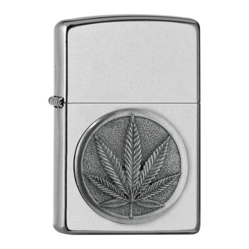 Zippo lighter cannabis leaf - zippo,