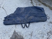 6ft3 Mark Todd heavyweight blue check stable rug 6’3”