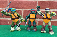 SOME WEAPONS 3 x Teenage Mutant Ninja Turtles (2012) Action Figures Playmates