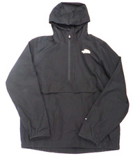 The North Face Stow Pocket Jacket Dryvent Black Large Small Hole On Back
