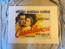 Casablanca A3 Poster Vintage Film Movie Cinema Picture Print Poster