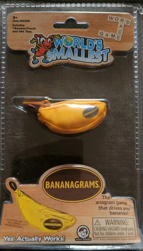 Worlds smallest bananagrams - worlds,