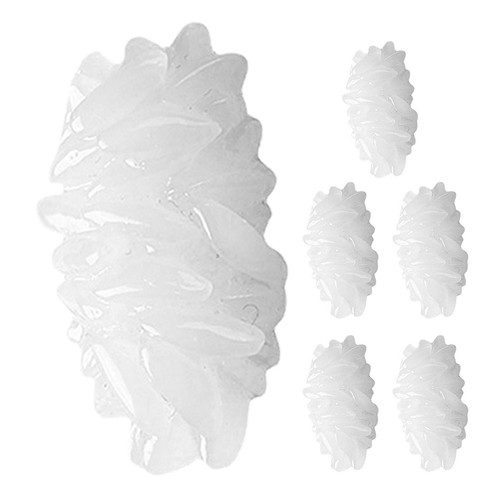 6pcs cute white rice - 6pcs,