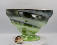 Maling Ware Green Swirl