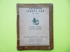 TRIUMPH TR3 SPARES PARTS