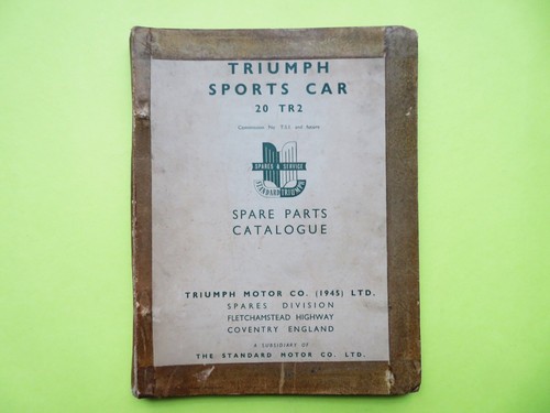 Triumph tr3 spares parts - tr3,