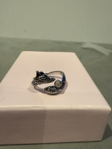 925 sterling silver fox wrap - 925,