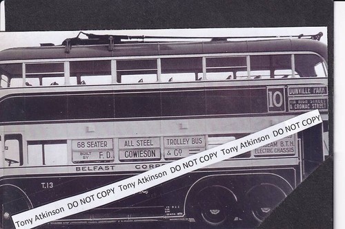 Belfast corporation trolley - ,