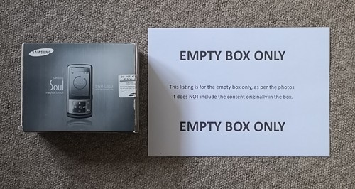 Empty box samsung - empty, soul
