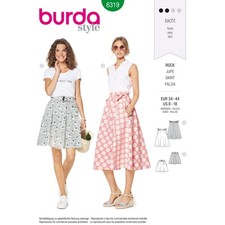 BURDA 6319 LADIES SKIRTS