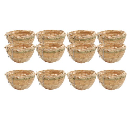 12x bamboo canary - bamboo, nest