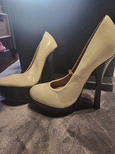 Primark Cream/black Platform