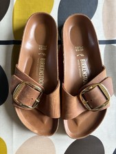 Birkenstock Big Buckle  Cognac
