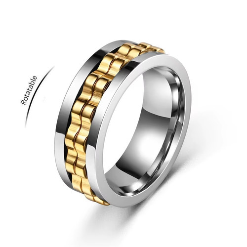 Men spinning fidget ring - fidget,