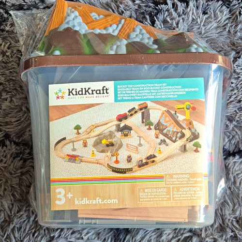 Kidkraft wooden train set with - kidkraft,