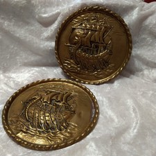 Pair Vintage Peerage  Brass