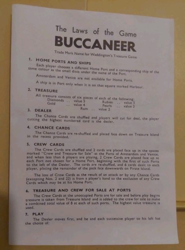Waddington buccaneer board - waddington's,