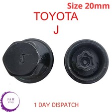 MASTER LOCKING WHEEL SECURITY KEY 20mm BOLT SOCKET REMOVER LETTER J FOR TOYOTA