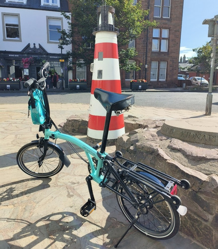Brompton folding bike - bike, in