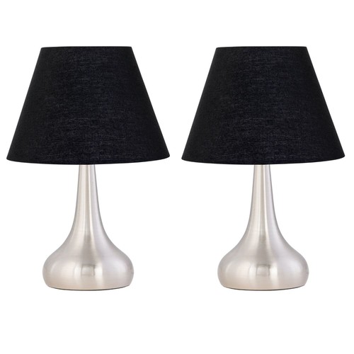 Set brushed chrome touch - brushed,