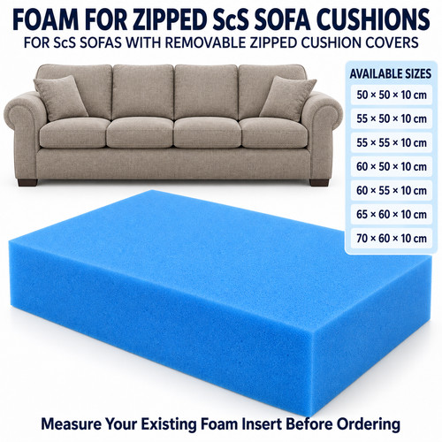 High density blue foam - blue,
