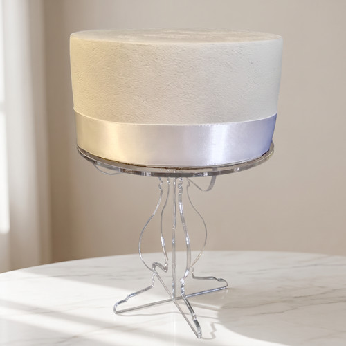 Single tier round - round, cake