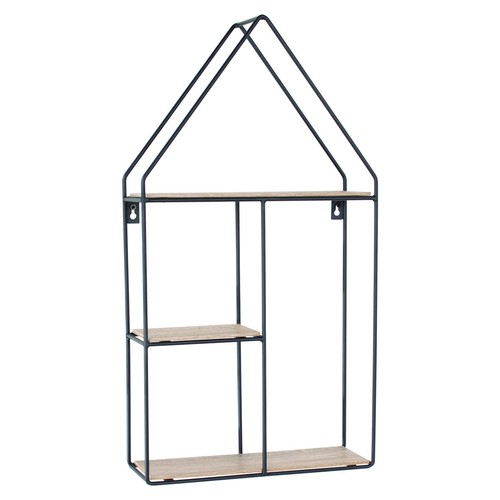 Black house shape wire - house,