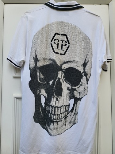 Philip plein white gothic logo - philip,