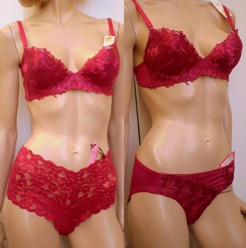 Burgundy bra sets with - burgundy,