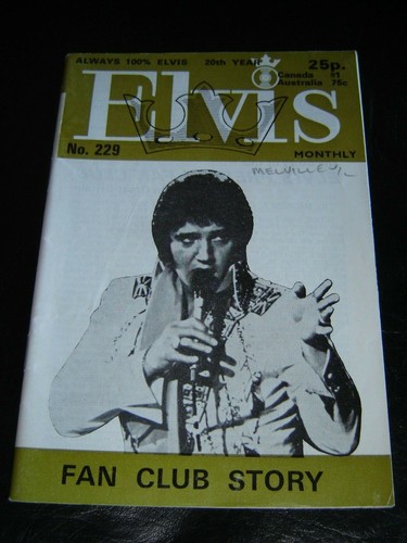 Elvis presley monthly magazine - elvis,