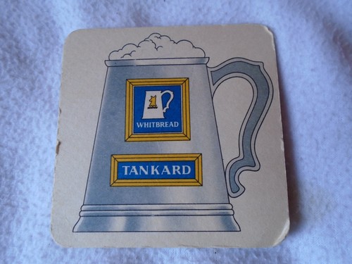 Whitbread tankard beermat - whitbread,