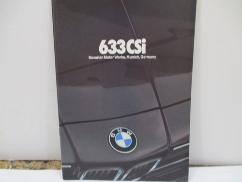 1981 bmw 633csi vintage - 1981, sales
