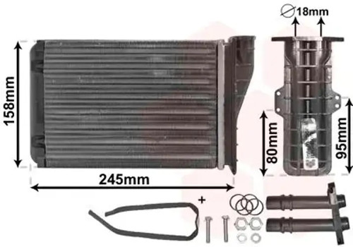 Heater core mechanically - heater,