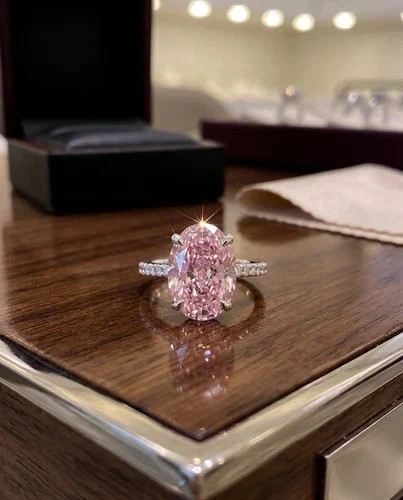 Oval natural pink - ct,