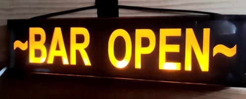 Quality bar open led - led, orange