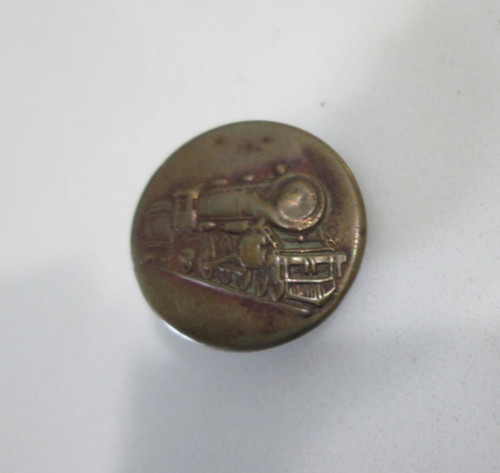 Vtg gold color metal train - color,