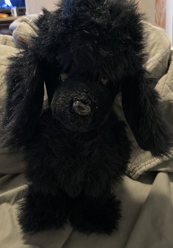 Geoffrey vintage plush black - plush,