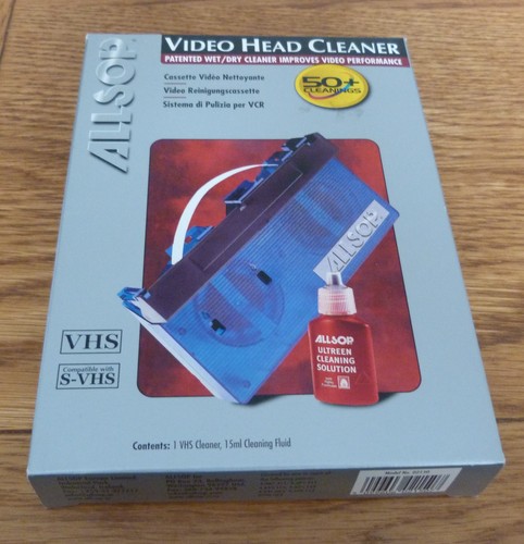 Allsop video head cleaner - video, vcr