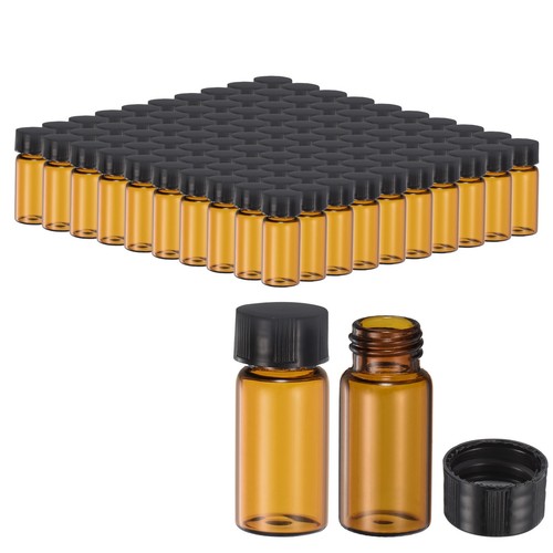 100pcs 5ml amber glass vials - 100pcs,