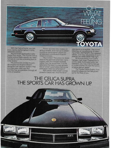 1979 toyota celica supra print - supra,