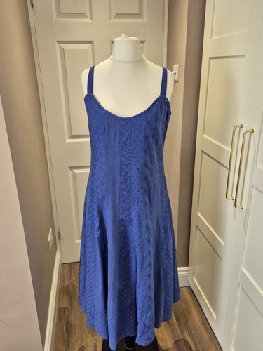 Per una dress strappy broderie - una,