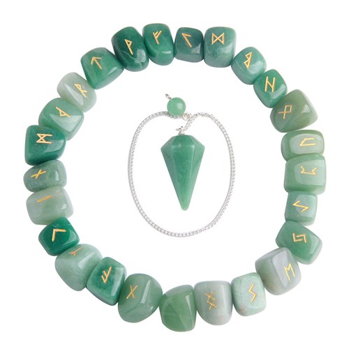 Crystal runes engraved - crystal, rune