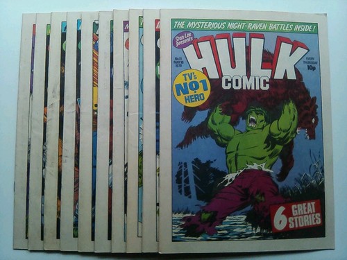1979 marvel hulk comic 10 - uk,
