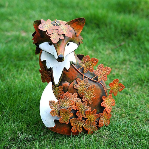 Fox garden statue - garden, outdoor