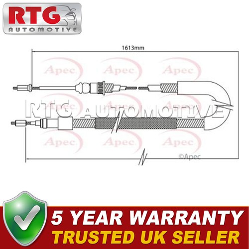 Rear right hand brake - right, cable