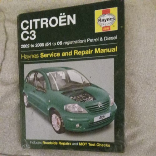 Citroen haynes manual - c3,